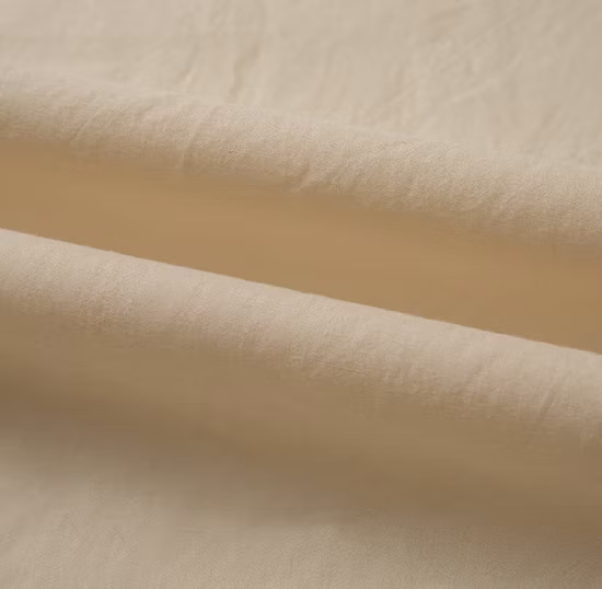 (100+colors available in stock) 60s Plain Poplin 100% Pure Washed Cotton Fabric for Garment/Dress/Shirt/Children′s Clothing